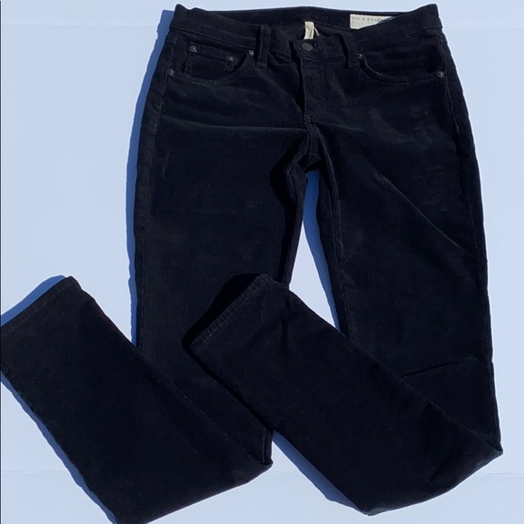 rag & bone Pants - Rag & Bone black cord pants 26